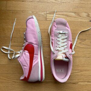 Pink Nike Cortez Textile Shoes